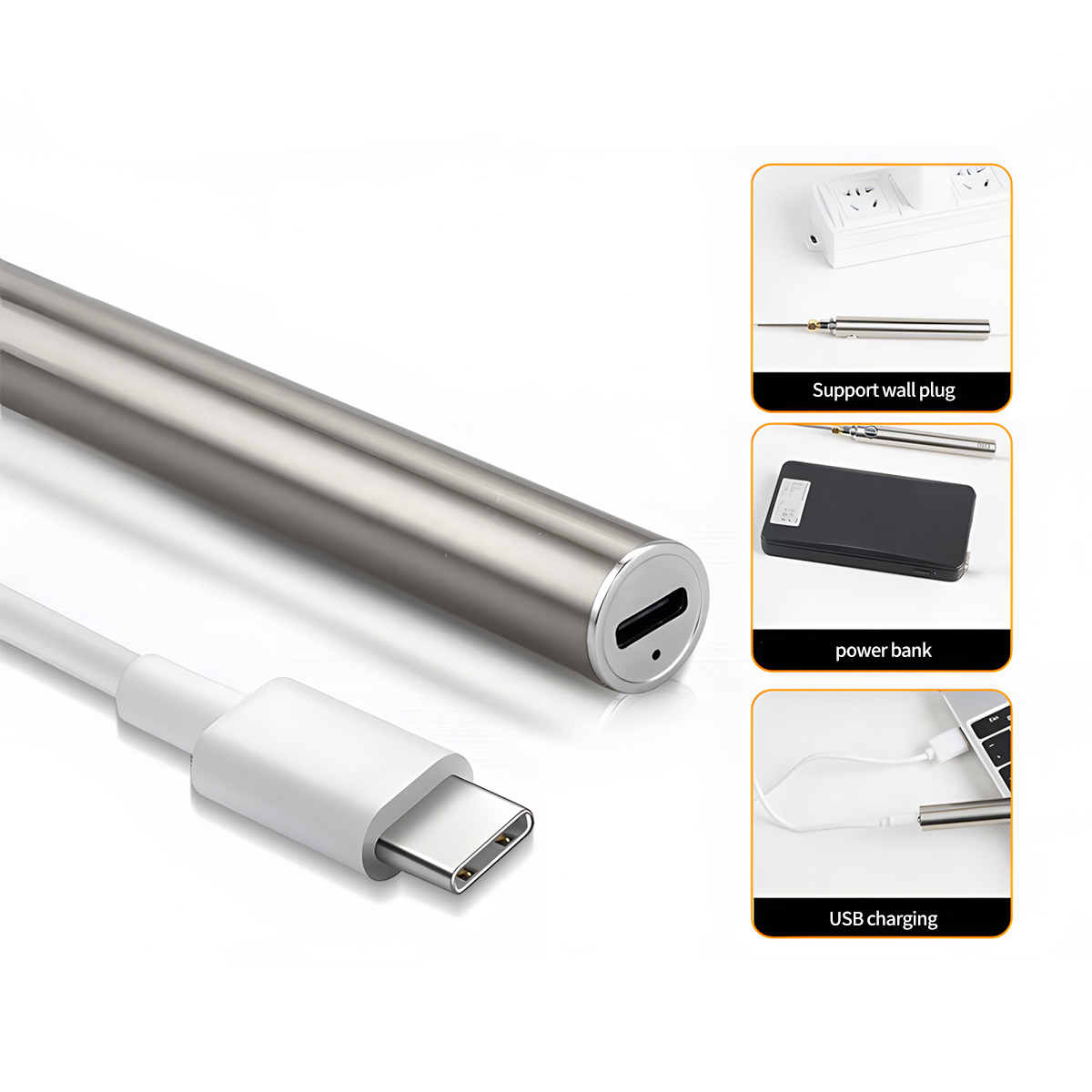 USB-C portable soldering iron