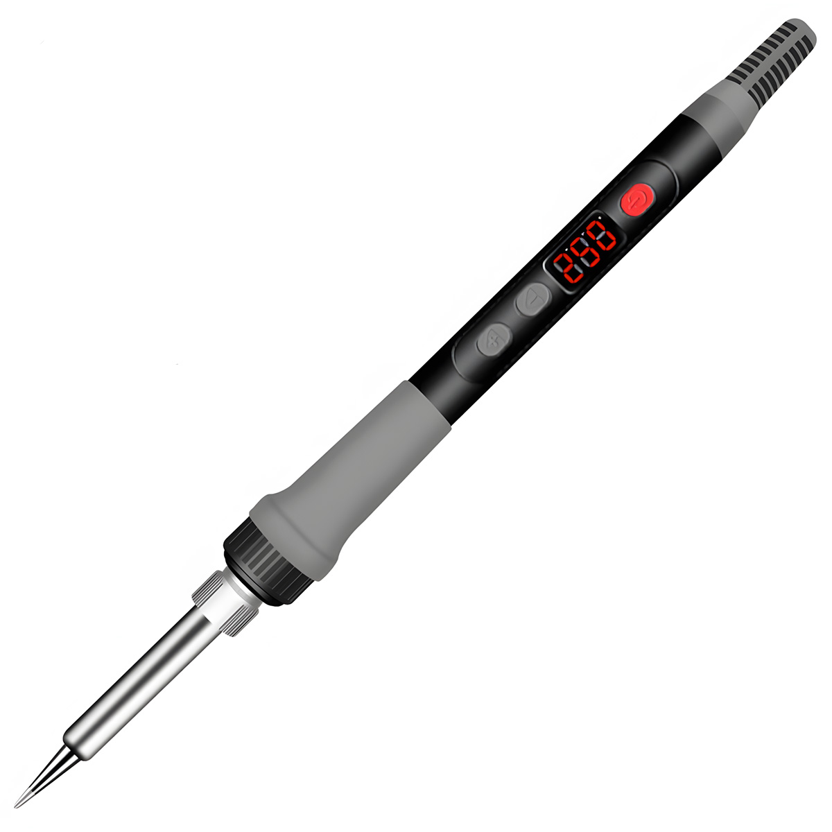 Digital soldering iron with adjustable temperature