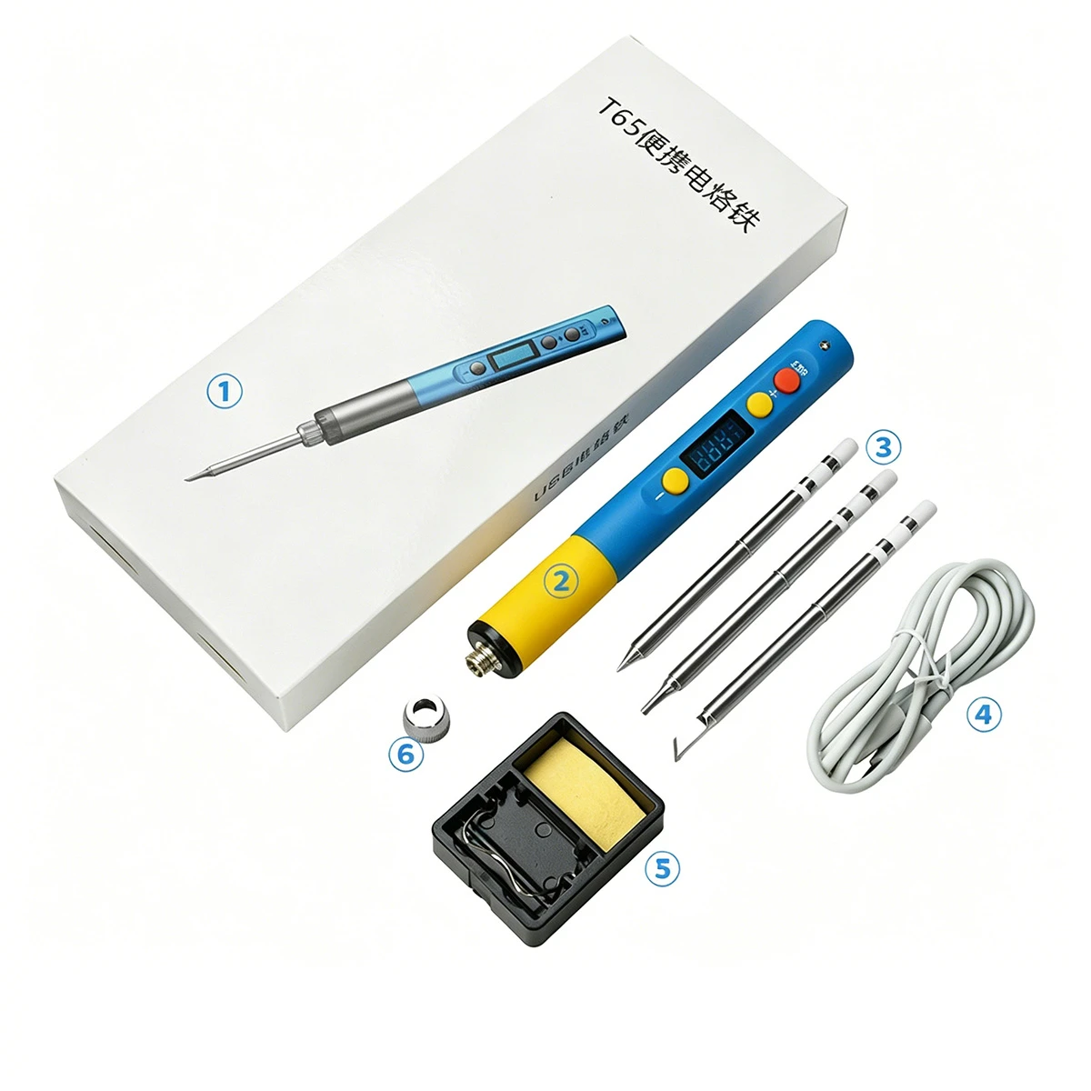 T65 Smart Soldering Iron, 65W, Type-C