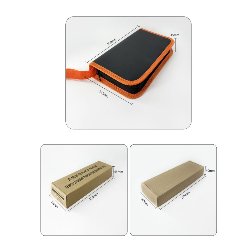Soldering iron accessory kit detail