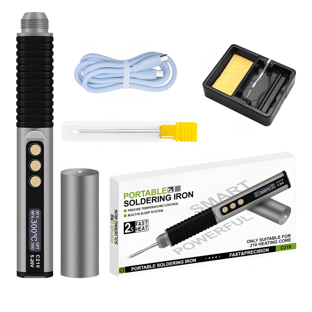 C210 soldering iron detail