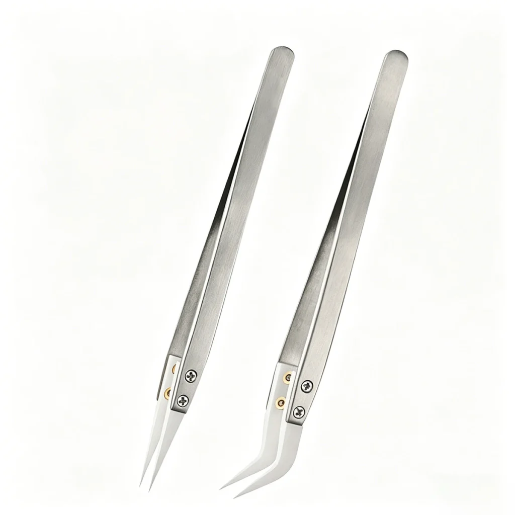 ESD tweezers detail
