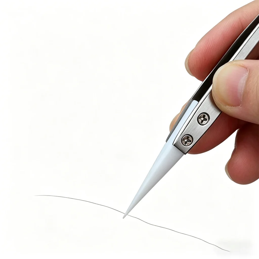 ESD tweezers detail