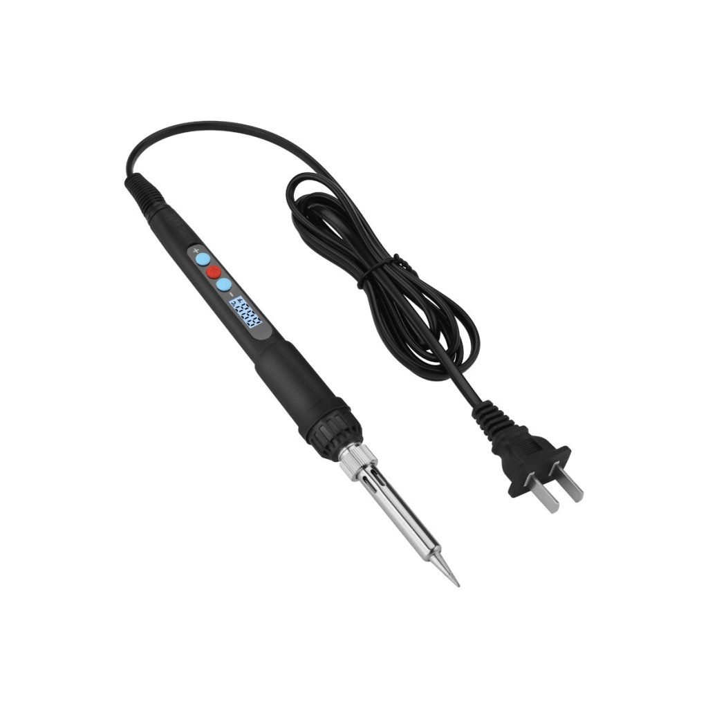60W digital soldering iron LED display detail
