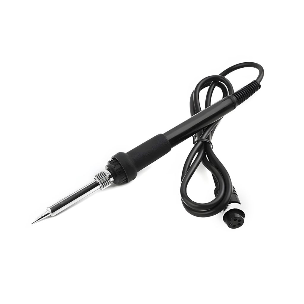 Soldering station with induction heating detail