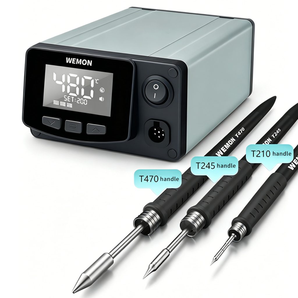 T470 400W smart soldering station detail