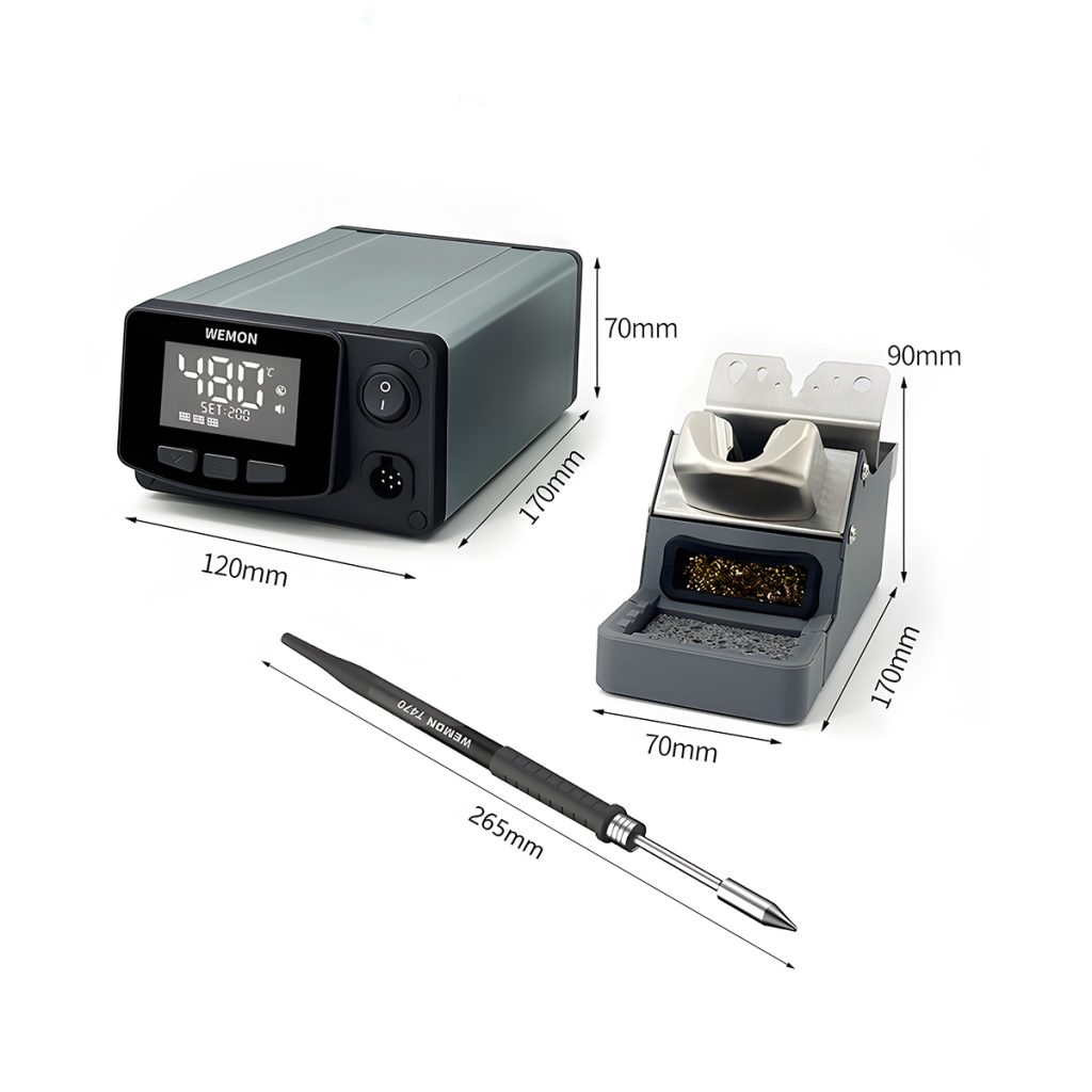 T470 soldering station detail with C470 tip