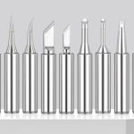 Cat soldering tips, close-up