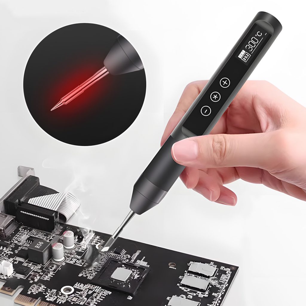 Smart C210 soldering iron detail