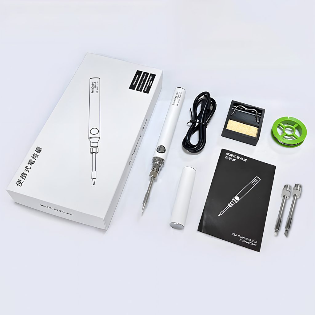 8W USB soldering iron detail